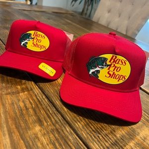 Matching Bass Pro hats